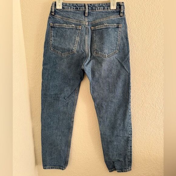 Zara Women's Blue Distressed Jeans - Picture 5 of 5